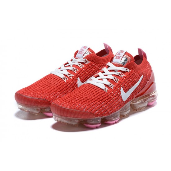 Air VaporMax Flyknit 3 Women/Men Sports Shoes Red White CU4756-600