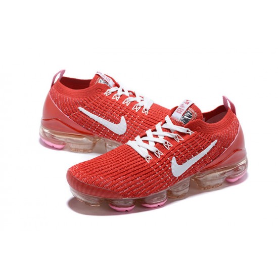 Air VaporMax Flyknit 3 Women/Men Sports Shoes Red White CU4756-600