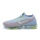 Air VaporMax Flyknit 3 Women/Men Sports Shoes White Blue AJ6910-200