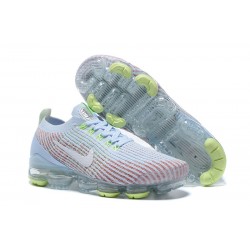 Air VaporMax Flyknit 3 Women/Men Sports Shoes White Blue AJ6910-200