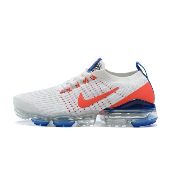 Air VaporMax Flyknit 3 Women/Men Sports Shoes White Blue CZ7994-100