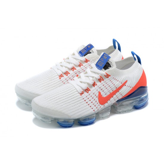 Air VaporMax Flyknit 3 Women/Men Sports Shoes White Blue CZ7994-100