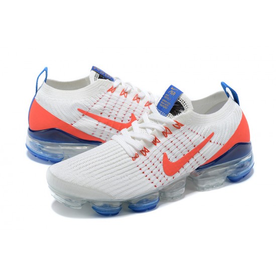 Air VaporMax Flyknit 3 Women/Men Sports Shoes White Blue CZ7994-100