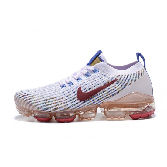 Air VaporMax Flyknit 3 Women/Men Sports Shoes White Red AJ6910-501