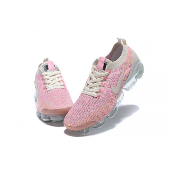 Air VaporMax Flyknit 3 Women Sports Shoes Pink White AJ6910-008