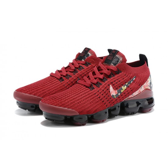 Air VaporMax Flyknit 3 Women Sports Shoes Red Black CT1274 -600