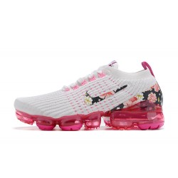 Air VaporMax Flyknit 3 Women Sports Shoes White Pink AJ6910-601