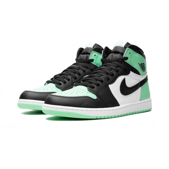 Nike Air Jordan 1 Retro High OG Mens Green Glow DZ5485-130 Shoes